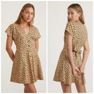 NWT MARINE LAYER Camila dress in cheetah - XS